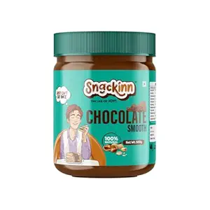 SNACKINN CHOCOLATE SMOOTH PEANUT BUTTER (500 GM,PACK OF 1)