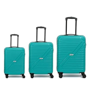 Emblem Gypsy Hard Case Trolley Bag for Travel, Lock System 360 Degree 8 Wheels and Security Zipper