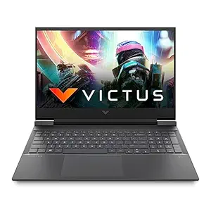 HP Victus Gaming Laptop, 11th Gen Intel Core i5-11400H, NVIDIA GTX 1650 GPU, 16.1-inch (40.9 cm), 50W TGP, FHD, IPS, 144Hz, 16GB DDR4, 512GB SSD, Backlit KB, B&O (MSO, Silver, 2.48 kg), d0311TX