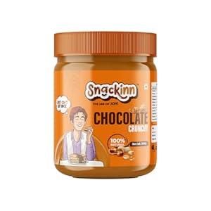 SNACKINN CHOCOLATE CRUNCHY PEANUT BUTTER (500 GM,PACK OF1)