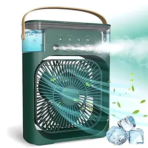 PoRtAbLe aIr cOnDiTiOnEr - mInI PeRsOnAl aIr cOoLeR FaN WiTh mIsT, uSb pOwErEd, 3 SpEeDs 1/2/3 hOuR TiMeR, 360° AdJuStAbLe, SmAlL DeSkToP Ac fOr hOmE,OfFiCe,cAr-cArVeD DeSiGn I1