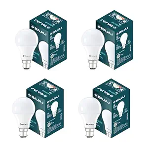 Bajaj Ivora Hb Led Lamp 9W Cdl Cool Daylight B22D|Energy Efficient|Environment Friendly|Ir,Uv Free|3.5 Kv Surge Protection|Led Bulb For Home|(Pack Of 4)|1 Yr Warranty